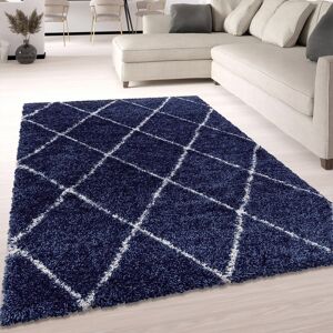 Ebern Designs Curteria Shaggy Blue/Navy Rug Navy Rectangle 120 x 170cm Ebern Designs Curteria Shaggy Blue/Navy Rug Navy Rectangle 120 x 170cm