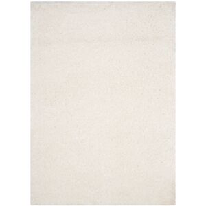 Ebern Designs Aubre Solid Colour White Area Rug White Rectangle 155 x 229 cm Ebern Designs Aubre Solid Colour White Area Rug White Rectangle 155 x 229 cm