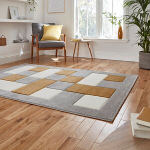 Ivy Bronx Thackinh area rug Machine Woven Grey/Yellow Grey/Yellow/Beige Rectangle 200 x 290cm Ivy Bronx Thackinh area rug Machine Woven Grey/Yellow Grey/Yellow/Beige Rectangle 200 x 290cm