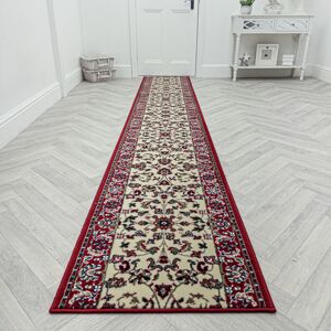 ClassicLiving Runner Ballimamore Oriental Indoor Area Rug Cream Runner 240cm x 80cm ClassicLiving Runner Ballimamore Oriental Indoor Area Rug Cream Runner 240cm x 80cm