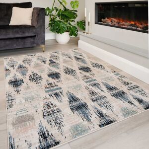 Latitude Vive Jackson Power Loom Blue/Beige Rug Blue/Beige Rectangle 160 x 230cm Latitude Vive Jackson Power Loom Blue/Beige Rug Blue/Beige Rectangle 160 x 230cm