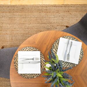 Highland Dunes Blakeley Handwoven Natural Brown Indoor Rug Brown Rectangle 200cm x 290cm Highland Dunes Blakeley Handwoven Natural Brown Indoor Rug Brown Rectangle 200cm x 290cm