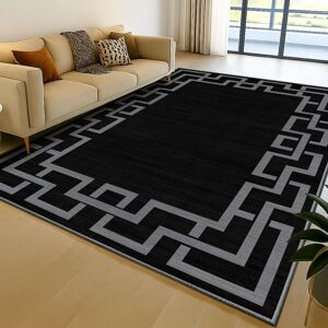 17 Stories Oriental Machine Tufted Shag Area Rug NICO BLACK Rectangle 160 x 300 cm 17 Stories Oriental Machine Tufted Shag Area Rug NICO BLACK Rectangle 160 x 300 cm
