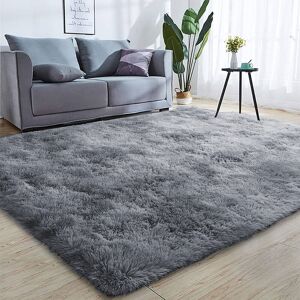 Fairmont Park Fluffy Shaggy Rug Area Rugs Living Room Grey Rectangle 200 x 290cm Fairmont Park Fluffy Shaggy Rug Area Rugs Living Room Grey Rectangle 200 x 290cm