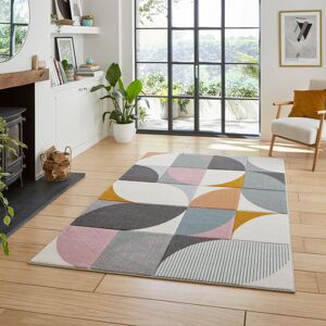 Think Rugs Matrix area rug Machine Woven Rectangle Multi coloured Rectangle 160 x 230cm Think Rugs Matrix area rug Machine Woven Rectangle Multi coloured Rectangle 160 x 230cm