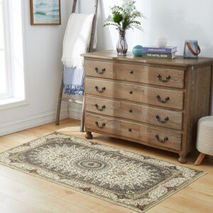 Latitude Vive Caladin Persian Machine Woven Area Rug Beige;Green;WILLOW GREY;Grey Rectangle 200 x 290cm Latitude Vive Caladin Persian Machine Woven Area Rug Beige;Green;WILLOW GREY;Grey Rectangle 200 x 290cm