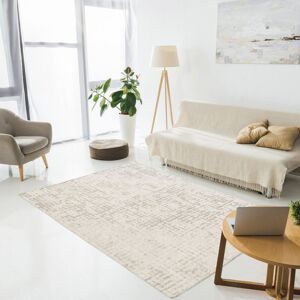 Rio Soft and supple rug in recycled polyester and jute Beige;Cream 160cm W X 230cm L Rio Soft and supple rug in recycled polyester and jute Beige;Cream 160cm W X 230cm L