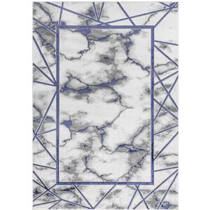 Metro Keins Blue Modern Abstract Geometric Area Rug – Soft Washable Polypropylene Carpet for Living Room, Bedroom & Hallway – Stain Resistant & Durable Home Blue Rectangle 120 x 170cm Metro Keins Blue Modern Abstract Geometric Area Rug – Soft Washable Polypropylene Carpet for Living Room, Bedroom & Hallway – Stain Resistant & Durable Home Blue Rectangle 120 x 170cm