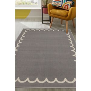 Oriental Weavers Maestro Solid Colour Machine Woven Grey Area Rug Grey Rectagle 120 x 170cm Oriental Weavers Maestro Solid Colour Machine Woven Grey Area Rug Grey Rectagle 120 x 170cm
