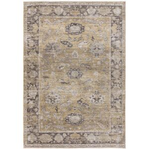 Latitude Vive Chavonda Persian Machine Woven Power Loom Yellow Area Rug Brown;Beige Rectangle 160 x 240cm Latitude Vive Chavonda Persian Machine Woven Power Loom Yellow Area Rug Brown;Beige Rectangle 160 x 240cm