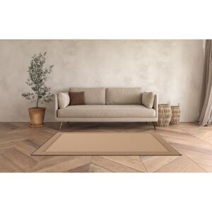 House of Hampton Capra Flatweave Beige Rug Brown 120cm W X 170cm L House of Hampton Capra Flatweave Beige Rug Brown 120cm W X 170cm L