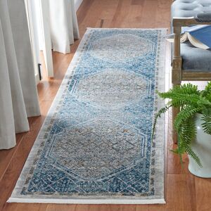 Bloomsbury Market Matherne Hooked Blue Rug Blue Runner 66 x 244 cm Bloomsbury Market Matherne Hooked Blue Rug Blue Runner 66 x 244 cm