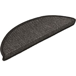 Hykkon Shellson Self-Adhesive Non-Slip Stair Tread Anthracite Semi-Circle 17cm x 56cm Hykkon Shellson Self-Adhesive Non-Slip Stair Tread Anthracite Semi-Circle 17cm x 56cm