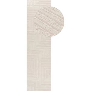 THE RUGS Carmel Modern Geometric Cream Area Rug Cream Runner 80cm x 300cm THE RUGS Carmel Modern Geometric Cream Area Rug Cream Runner 80cm x 300cm