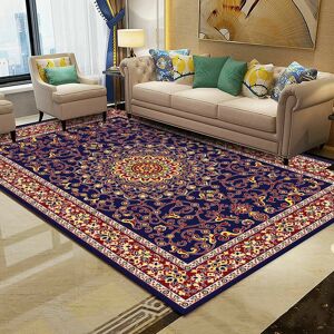 World Menagerie Kerman Blue Traditional Area Rug & Hallway Runner – Elegant Oriental Carpet for Living Room, Bedroom & Office Interiors Blue Rectangle 100 x 160cm World Menagerie Kerman Blue Traditional Area Rug & Hallway Runner – Elegant Oriental Carpet for Living Room, Bedroom & Office Interiors Blue Rectangle 100 x 160cm