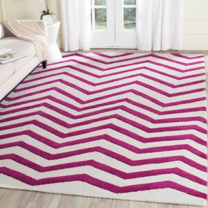 Ebern Designs Betton Hand Tufted Wool Ivory/Fuchsia Rug Ivory/Fuchsia Rectangle 122 x 183 cm Ebern Designs Betton Hand Tufted Wool Ivory/Fuchsia Rug Ivory/Fuchsia Rectangle 122 x 183 cm