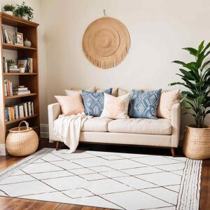 17 Stories Cream/Brown/Terra Rug Brown;Ivory Rectangle 200 x 275cm 17 Stories Cream/Brown/Terra Rug Brown;Ivory Rectangle 200 x 275cm