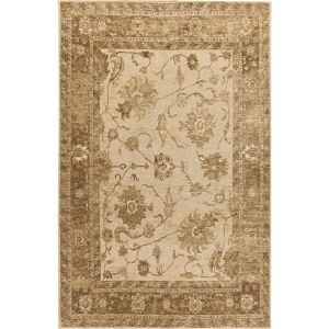 Ebern Designs Hand Knotted Wool Beige Rug Beige Rectangle 160 x 231cm Ebern Designs Hand Knotted Wool Beige Rug Beige Rectangle 160 x 231cm