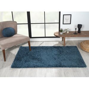17 Stories Shaggy Lush Dark Blue Rug Blue Rectangle 100 x 150cm 17 Stories Shaggy Lush Dark Blue Rug Blue Rectangle 100 x 150cm