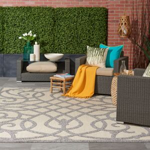 Longweave Cozumel Tufted Cream Outdoor Rug Cream Rectangle 239 x 300cm Longweave Cozumel Tufted Cream Outdoor Rug Cream Rectangle 239 x 300cm