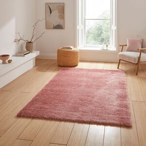 Think Rugs Lux Shaggy area rug Machine Woven Rectangle Blush Rectangle 160 x 230cm Think Rugs Lux Shaggy area rug Machine Woven Rectangle Blush Rectangle 160 x 230cm