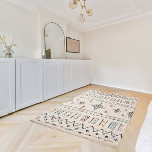 Gracie Oaks Abriela Moroccan Machine Woven Cream Area Rug Rectangle 120 x 170cm Gracie Oaks Abriela Moroccan Machine Woven Cream Area Rug Rectangle 120 x 170cm