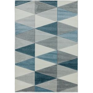 Ebern Designs Sanjuan Kite Blue/Grey Rug Rectangle 80cm x 150cm Ebern Designs Sanjuan Kite Blue/Grey Rug Rectangle 80cm x 150cm