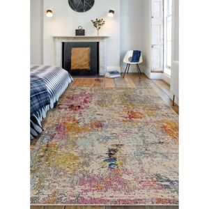 Borough Wharf Enosburgh Abstract Multi Area Rug Blue;Beige;Yellow;Pink;Orange Rectangle 200 x 300cm Borough Wharf Enosburgh Abstract Multi Area Rug Blue;Beige;Yellow;Pink;Orange Rectangle 200 x 300cm