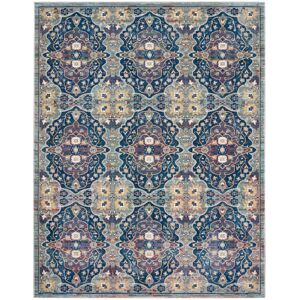 Nourison Ankara global - Area Rug Blue Rectangle 8'10" x 11'10" Nourison Ankara global - Area Rug Blue Rectangle 8'10" x 11'10"