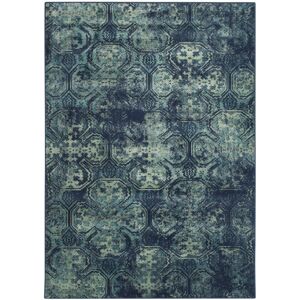 World Menagerie Goodwin Hooked Navy Rug Navy Rectangle 122 x 170 cm World Menagerie Goodwin Hooked Navy Rug Navy Rectangle 122 x 170 cm