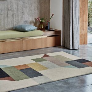 Hykkon Yahir Tufted Wool Beige Rug Beige Rectangle 160 x 230cm Hykkon Yahir Tufted Wool Beige Rug Beige Rectangle 160 x 230cm