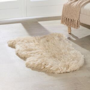 Canora Grey Omalley Handmade Sheepskin Beige Rug Beige 120cm W X 60cm L Canora Grey Omalley Handmade Sheepskin Beige Rug Beige 120cm W X 60cm L