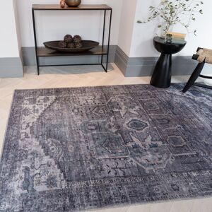Latitude Vive Mason Noor Blue/Purple/Grey Rug Blue;Grey Rectangle 120 x 170cm Latitude Vive Mason Noor Blue/Purple/Grey Rug Blue;Grey Rectangle 120 x 170cm