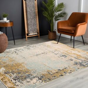 Langley Street Peter Abstract Modern Marble Mustard Rug Blue;Black;Beige;Yellow Rectangle 160 x 220 cm Langley Street Peter Abstract Modern Marble Mustard Rug Blue;Black;Beige;Yellow Rectangle 160 x 220 cm
