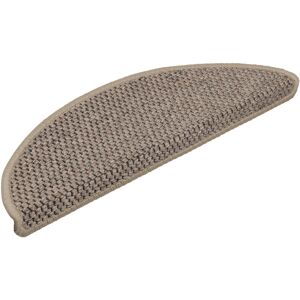 Hykkon Shellson Self-Adhesive Non-Slip Stair Tread Dark Beige Semi-Circle 17cm x 56cm Hykkon Shellson Self-Adhesive Non-Slip Stair Tread Dark Beige Semi-Circle 17cm x 56cm