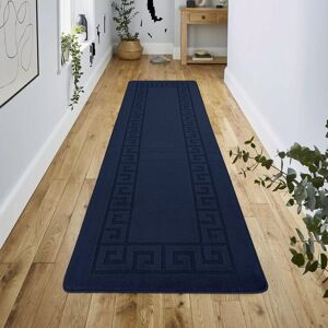 Fairmont Park Airrion Power Loom Navy Area Rug Navy Runner 80 x 300cm Fairmont Park Airrion Power Loom Navy Area Rug Navy Runner 80 x 300cm
