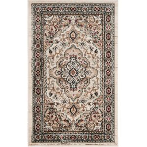 Latitude Vive Lyndhurst Oriental Area Rug In Cream / Beige Beige;Cream Rectangle 122 x 183 cm Latitude Vive Lyndhurst Oriental Area Rug In Cream / Beige Beige;Cream Rectangle 122 x 183 cm
