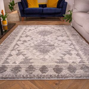 World Menagerie Macpherson Grey/Cream Rug Grey/Cream Rectangle 160 x 230cm World Menagerie Macpherson Grey/Cream Rug Grey/Cream Rectangle 160 x 230cm