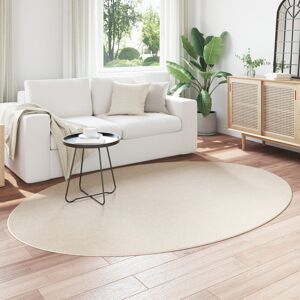 Latitude Run Rugs Beige Accent Rug Minimalist Cotton Oval 160 x 230 cm Latitude Run Rugs Beige Accent Rug Minimalist Cotton Oval 160 x 230 cm