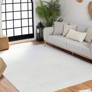 17 Stories Michoel In- & Outdoor Scandi Modern Boho White Area Rug Cream Rectangle 160 x 220cm 17 Stories Michoel In- & Outdoor Scandi Modern Boho White Area Rug Cream Rectangle 160 x 220cm