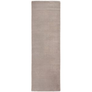 Carpetfine Solid Colour Wool Hand Woven Area Rug Light gray Runners 80 x 300 cm Carpetfine Solid Colour Wool Hand Woven Area Rug Light gray Runners 80 x 300 cm