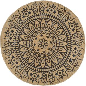 World Menagerie Eager Hand Braided Brown Rug Brown Round 150cm World Menagerie Eager Hand Braided Brown Rug Brown Round 150cm