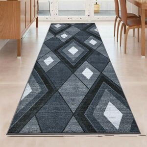 Metro Runner Byrn Geometric Machine Woven Flatweave Grey Area Rug Grey Runner 80 x 300cm Metro Runner Byrn Geometric Machine Woven Flatweave Grey Area Rug Grey Runner 80 x 300cm