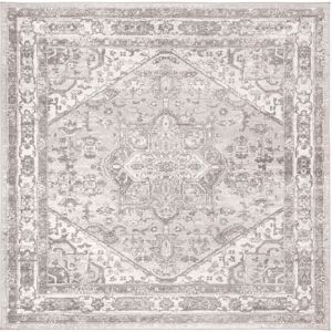 Mistana Habib Ozul Cream/Grey Area Rug Cream/Grey Square 201cm Mistana Habib Ozul Cream/Grey Area Rug Cream/Grey Square 201cm