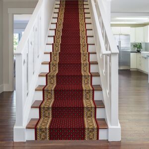 Astoria Grand Stair Runner Acree Indoor Area Rug Red;Red Runner 840cm x 66cm Astoria Grand Stair Runner Acree Indoor Area Rug Red;Red Runner 840cm x 66cm