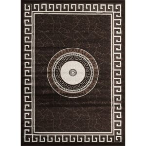 Fairmont Park Nia Dhurrie Brown Rug Brown Rectangle 160 x 230cm Fairmont Park Nia Dhurrie Brown Rug Brown Rectangle 160 x 230cm