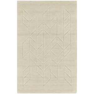Ebern Designs Mihira Geometric Handmade Ivory Area Rug Ivory Rectangle 297 x 419cm Ebern Designs Mihira Geometric Handmade Ivory Area Rug Ivory Rectangle 297 x 419cm