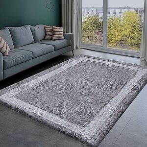 Brayden Studio Solid Colour Shag Area Rug Dark Grey Rectangle 200 x 290cm Brayden Studio Solid Colour Shag Area Rug Dark Grey Rectangle 200 x 290cm