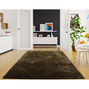 Union Rustic Kristin Shaggy Dark Brown Rug Dark brown Rectangle 120 x 170cm Union Rustic Kristin Shaggy Dark Brown Rug Dark brown Rectangle 120 x 170cm