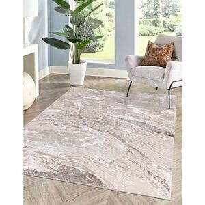 Metro Abstract Indoor / Outdoor Area Rug Beige Rectangle 240 x 320 cm Metro Abstract Indoor / Outdoor Area Rug Beige Rectangle 240 x 320 cm